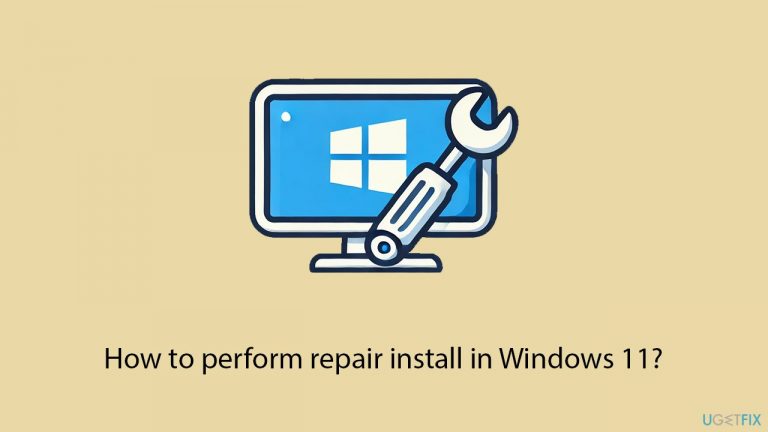 How to perform repair install in Windows 11?