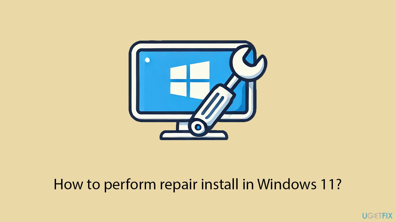 How to perform repair install in windows 11 copy