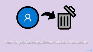 How to permanently delete microsoft account