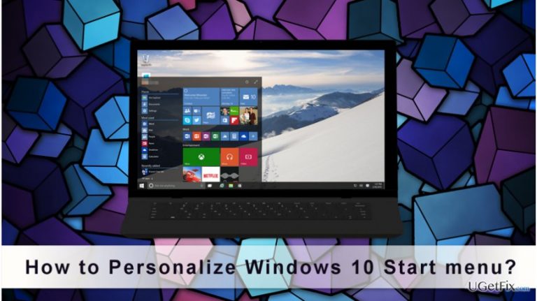 How to Personalize Windows 10 Start menu?