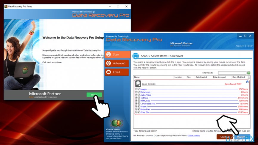Use Data Recovery Pro