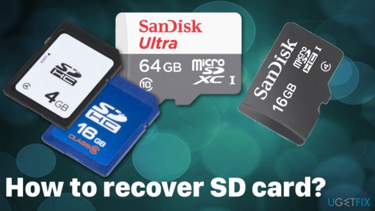 How to recover SD card?