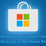 How to remove apps from my libraries in windows store