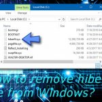 How to remove hiberfil sys file from windows