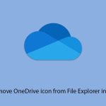 How to remove onedrive icon from file explorer in windows copy