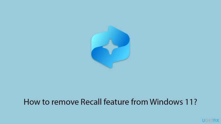 How to remove Recall feature from Windows 11?