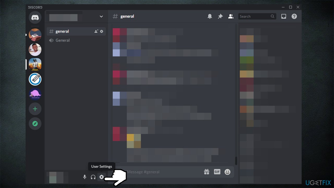 Go to Discord User settings