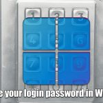 How to remove your login password in windows
