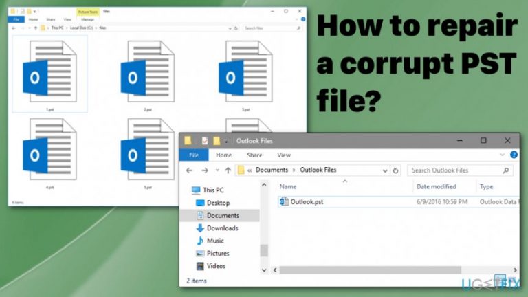 How to repair a corrupt PST file?