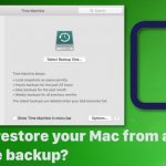 How to restore your mac from a time machine backup