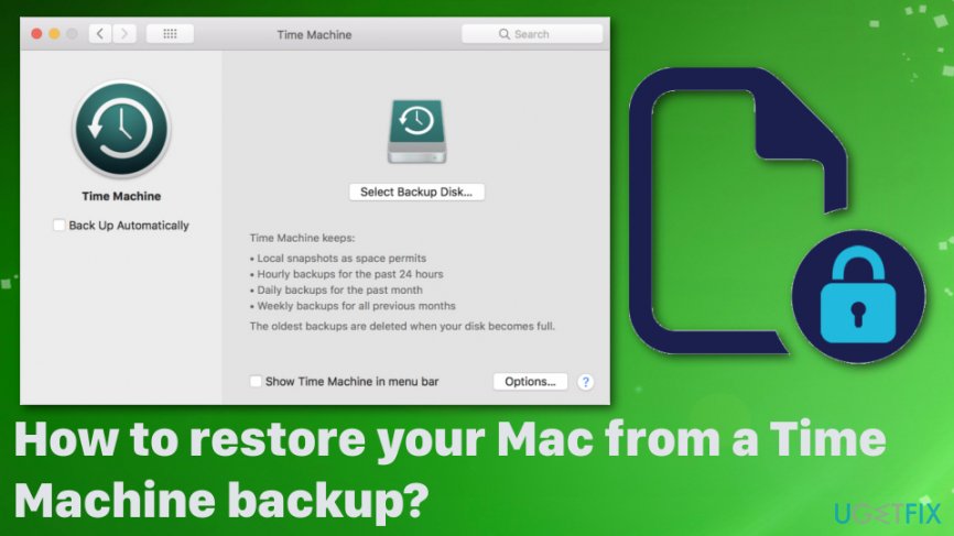 How to restore your Mac from a Time Machine backup?