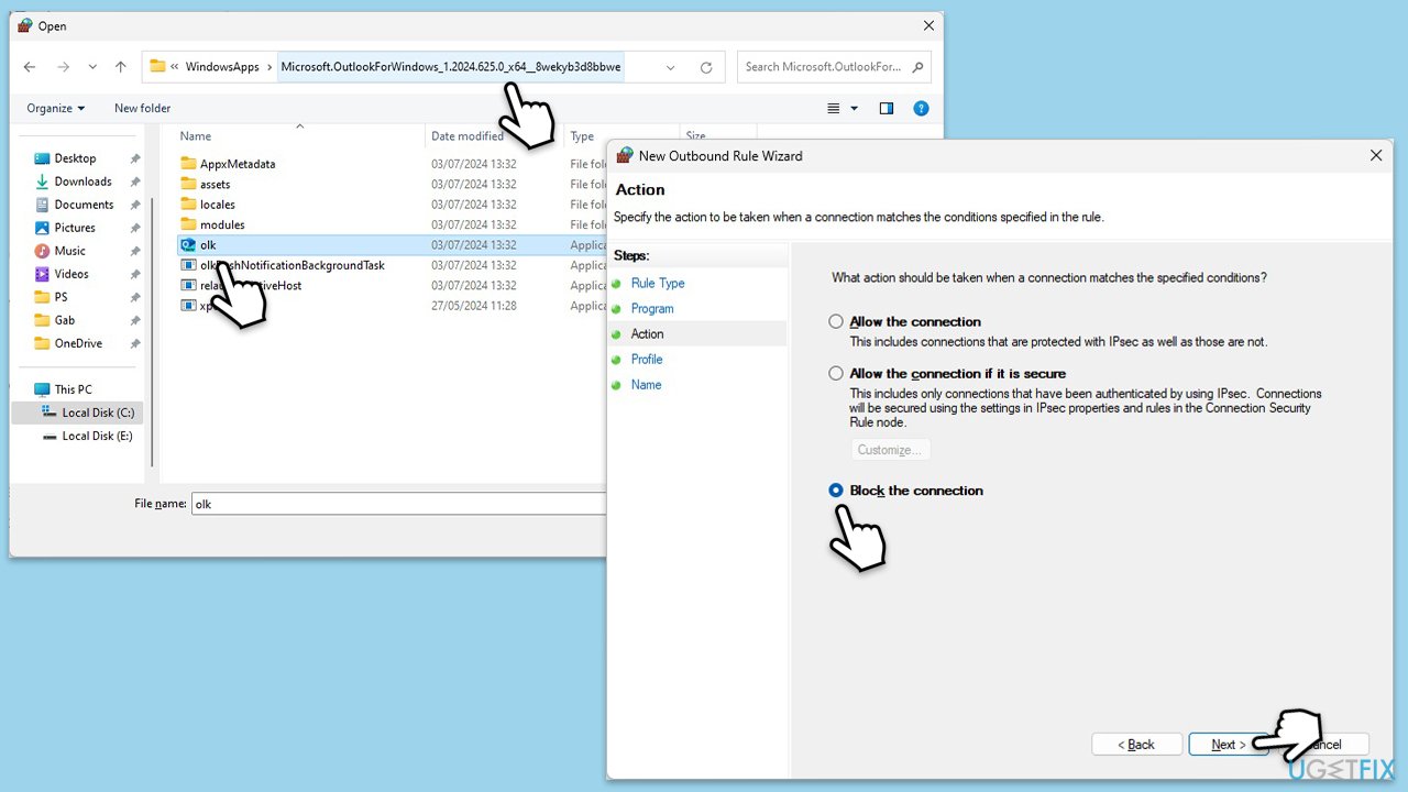 How to stop mail app switching to new outlook in windows block in advanced firewall2 copy How to stop mail app switching to new outlook in windows block in advanced firewall2 copy