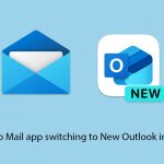 How to stop mail app switching to new outlook in windows copy