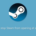 How to stop steam from opening at startup