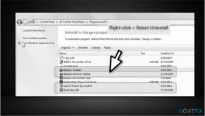 How to uninstall adware on windows