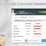 How to uninstall comodo geekbuddy