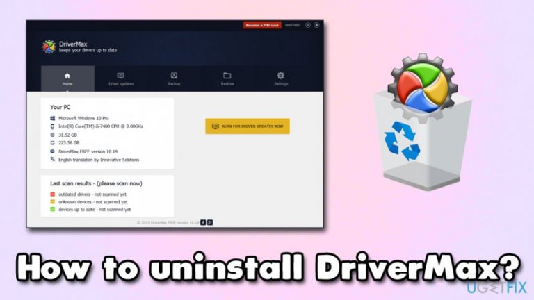 How to uninstall DriverMax?