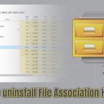 How to uninstall file association helper