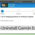 How to uninstall garmin express