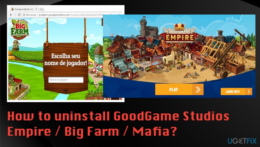 Uninstall GoodGame Studios Empire / Big Farm / Mafia
