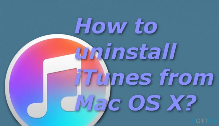 How to Uninstall iTunes on Mac OS X?