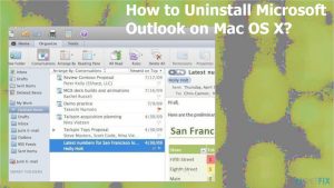 How to uninstall microsoft outlook on mac os x
