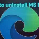 How to uninstall ms edge chromium on windows