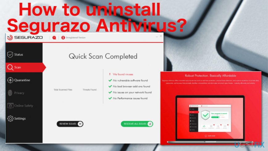 Ways to uninstall Segurazo Antivirus