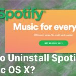 How to uninstall spotify on mac os x