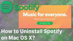 How to uninstall spotify on mac os x