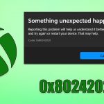 Howto fix error 0x80242020 in windows xbox app