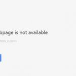 Image of err connection closed error on google chrome