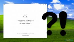 Image of error