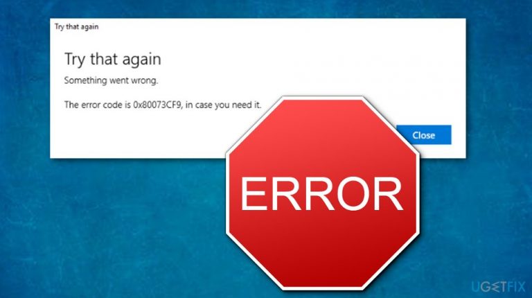 How to fix Windows Store Error Code:0x80073cf9?