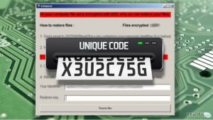 Image of schwerer ransomware virus