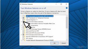 Inetpub folder removal on windows