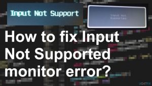 Input not supported rfix