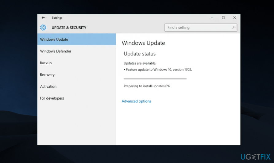 Reinstall Windows updates