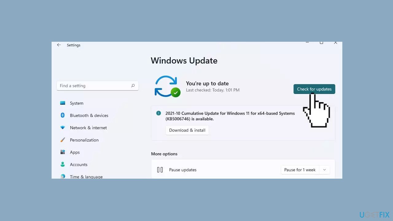 Install windows updates