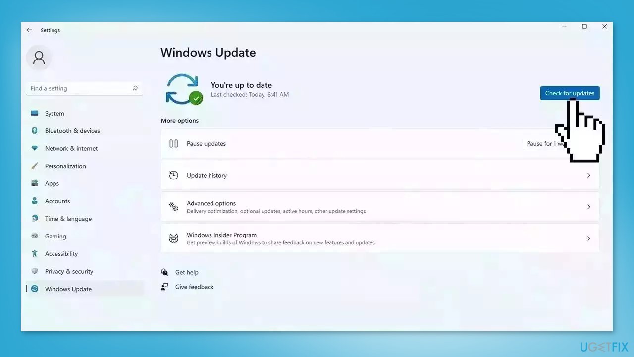 Install Windows Updates