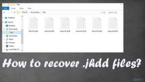 Jhdd ransomware virus fix