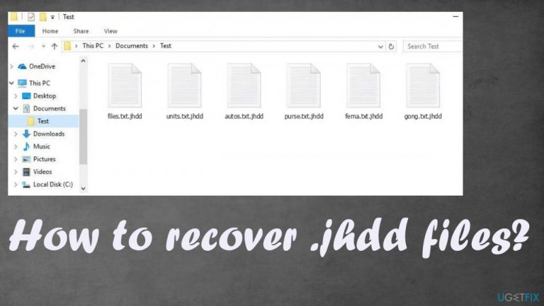 How to recover .jhdd files?