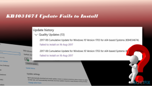 Kb4034674 fails