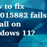 Kb5015882 fails to install on windows