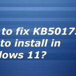 Kb5017321 update fails error fix
