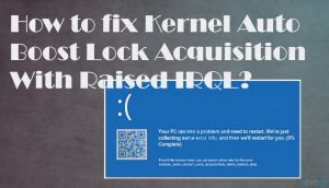 Kernel auto boost lock aquisition error fix