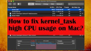Kernel task high cpu usage fix