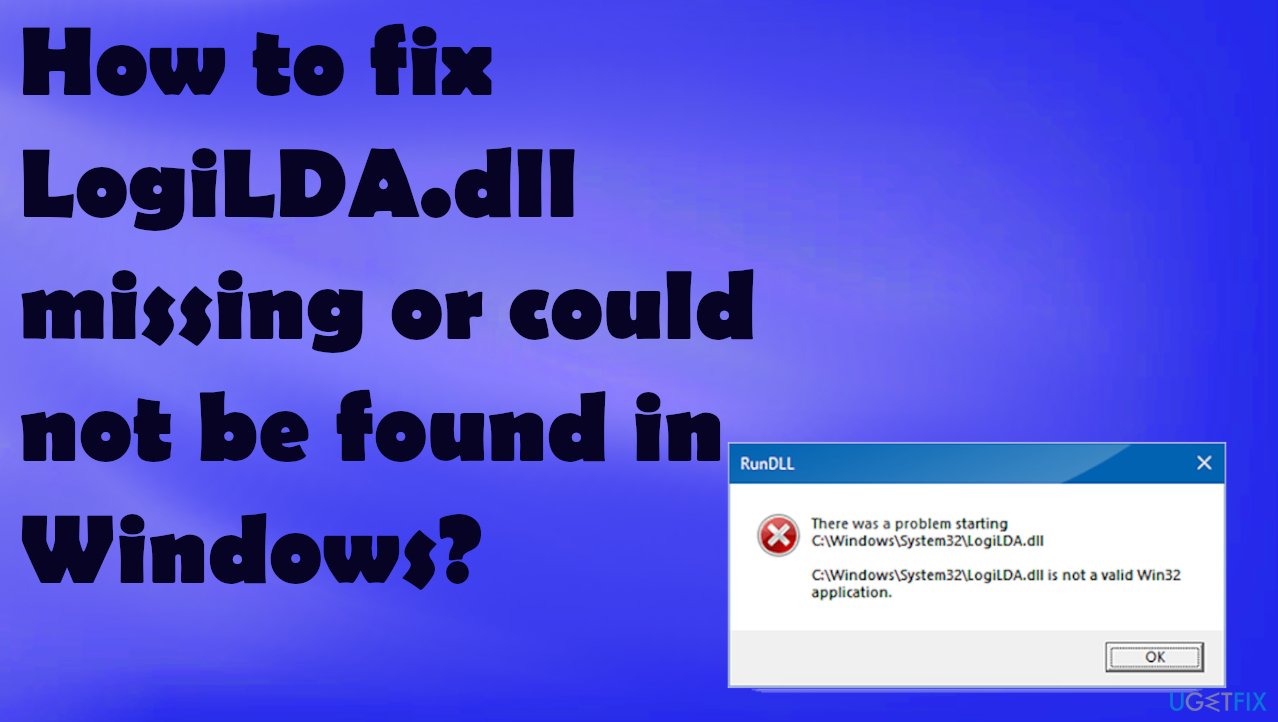 LogiLDA.dll missing or could not be found in Windows