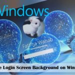 Login screen background