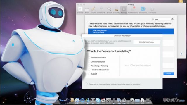Mackeeper uninstall image